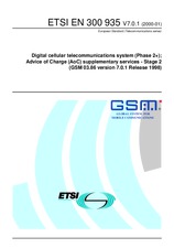 Die Norm ETSI EN 300935-V7.0.1 12.1.2000 Ansicht