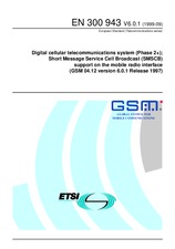 Die Norm ETSI EN 300943-V6.0.1 1.9.1999 Ansicht