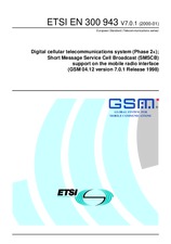 Die Norm ETSI EN 300943-V7.0.1 12.1.2000 Ansicht