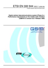 Die Norm ETSI EN 300944-V8.0.1 29.8.2000 Ansicht