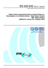 Die Norm ETSI EN 300945-V6.0.1 1.9.1999 Ansicht