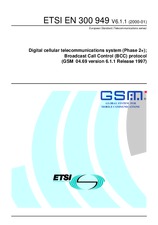 Die Norm ETSI EN 300949-V6.1.1 12.1.2000 Ansicht