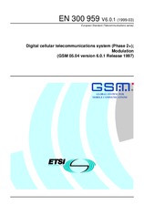 Die Norm ETSI EN 300959-V6.0.1 9.3.1999 Ansicht