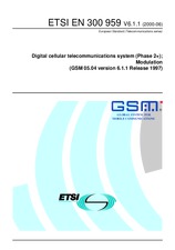 Die Norm ETSI EN 300959-V6.1.1 20.6.2000 Ansicht
