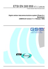 Die Norm ETSI EN 300959-V7.1.1 20.6.2000 Ansicht