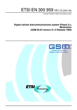 Die Norm ETSI EN 300959-V8.1.2 21.2.2001 Ansicht