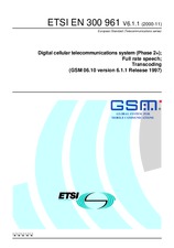 Die Norm ETSI EN 300961-V6.1.1 30.11.2000 Ansicht
