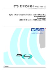 Die Norm ETSI EN 300961-V7.0.2 14.12.1999 Ansicht