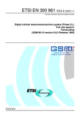 Die Norm ETSI EN 300961-V8.0.2 15.11.2000 Ansicht