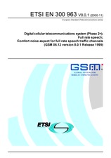 Die Norm ETSI EN 300963-V8.0.1 15.11.2000 Ansicht