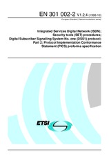 Die Norm ETSI EN 301002-2-V1.2.4 30.10.1998 Ansicht