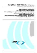 Die Norm ETSI EN 301025-2-V1.4.1 8.9.2010 Ansicht