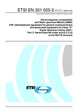Die Norm ETSI EN 301025-3-V1.3.1 19.2.2007 Ansicht