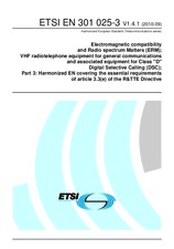 Die Norm ETSI EN 301025-3-V1.4.1 8.9.2010 Ansicht