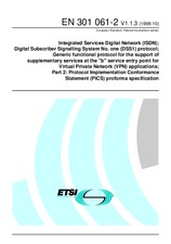 Die Norm ETSI EN 301061-2-V1.1.3 30.10.1998 Ansicht