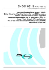 Die Norm ETSI EN 301061-3-V1.1.3 30.10.1998 Ansicht