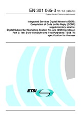 Die Norm ETSI EN 301065-3-V1.1.3 15.10.1998 Ansicht