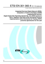 Die Norm ETSI EN 301065-4-V1.1.3 29.5.2000 Ansicht