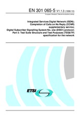 Die Norm ETSI EN 301065-5-V1.1.3 15.10.1998 Ansicht