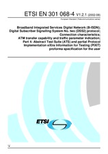 Die Norm ETSI EN 301068-4-V1.2.1 5.8.2002 Ansicht