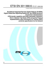 Die Norm ETSI EN 301068-6-V1.2.1 5.8.2002 Ansicht