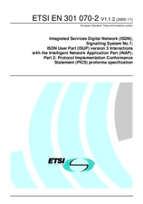 Die Norm ETSI EN 301070-2-V1.1.2 9.11.2000 Ansicht