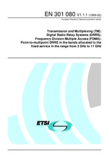Die Norm ETSI EN 301080-V1.1.1 5.2.1999 Ansicht