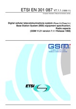 Die Norm ETSI EN 301087-V7.1.1 22.11.1999 Ansicht