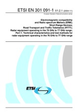 Die Norm ETSI EN 301091-1-V1.2.1 9.11.2004 Ansicht