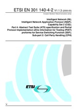 Die Norm ETSI EN 301140-4-2-V1.1.3 29.5.2000 Ansicht