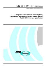 Die Norm ETSI EN 301141-1-V1.2.2 30.9.1998 Ansicht