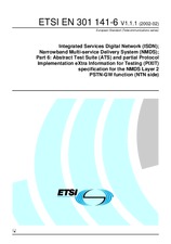 Die Norm ETSI EN 301141-6-V1.1.1 11.2.2002 Ansicht
