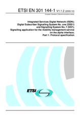 Die Norm ETSI EN 301144-1-V1.1.2 17.10.2000 Ansicht