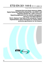 Die Norm ETSI EN 301144-6-V1.1.1 22.12.2000 Ansicht