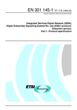 Die Norm ETSI EN 301145-1-V1.1.4 30.3.1999 Ansicht