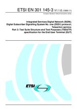 Die Norm ETSI EN 301145-3-V1.1.6 4.11.1999 Ansicht