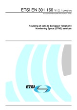 Die Norm ETSI EN 301160-V1.2.1 21.1.2002 Ansicht