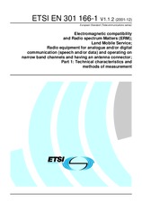 Die Norm ETSI EN 301166-1-V1.1.2 5.12.2001 Ansicht