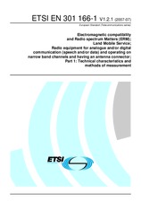 Die Norm ETSI EN 301166-1-V1.2.1 17.7.2007 Ansicht