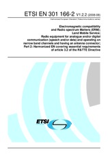 Die Norm ETSI EN 301166-2-V1.2.2 18.8.2008 Ansicht