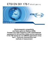 Die Norm ETSI EN 301178-1-V1.4.1 24.11.2011 Ansicht