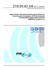 Die Norm ETSI EN 301248-V4.1.1 28.4.2000 Ansicht