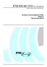 Die Norm ETSI EN 301273-V1.1.3 6.1.2000 Ansicht