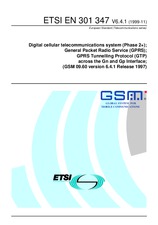 Die Norm ETSI EN 301347-V6.4.1 3.11.1999 Ansicht
