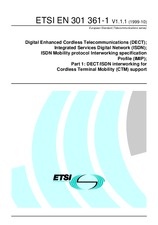 Die Norm ETSI EN 301361-1-V1.1.1 29.10.1999 Ansicht