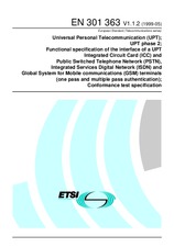 Die Norm ETSI EN 301363-V1.1.2 14.5.1999 Ansicht