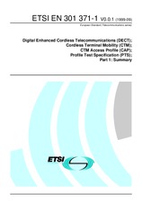 Die Norm ETSI EN 301371-1-V0.0.1 9.9.1999 Ansicht