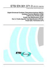 Die Norm ETSI EN 301371-3-V0.0.3 9.9.1999 Ansicht