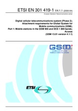 Die Norm ETSI EN 301419-1-V4.1.1 28.4.2000 Ansicht
