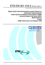 Die Norm ETSI EN 301419-3-V5.0.2 15.11.1999 Ansicht